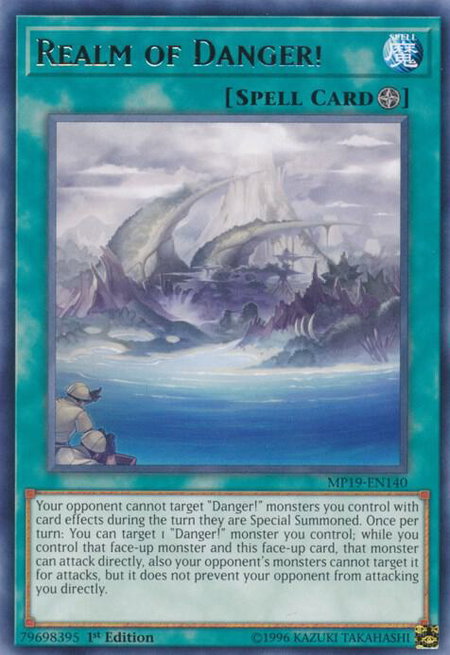 Realm of Danger! - 2019 Gold Sarcophagus Tin Mega Pack YuGiOh trading card