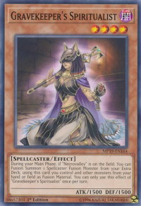 Gravekeeper's Spiritualist - 2019 Gold Sarcophagus Tin Mega Pack (MP19) #MP19-EN164 - Common / Short Print YuGiOh Trading Card