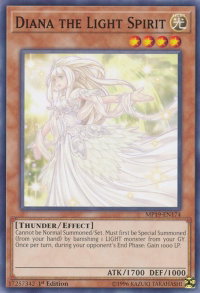 Diana the Light Spirit - 2019 Gold Sarcophagus Tin Mega Pack (MP19) #MP19-EN174 - Common / Short Print YuGiOh Trading Card