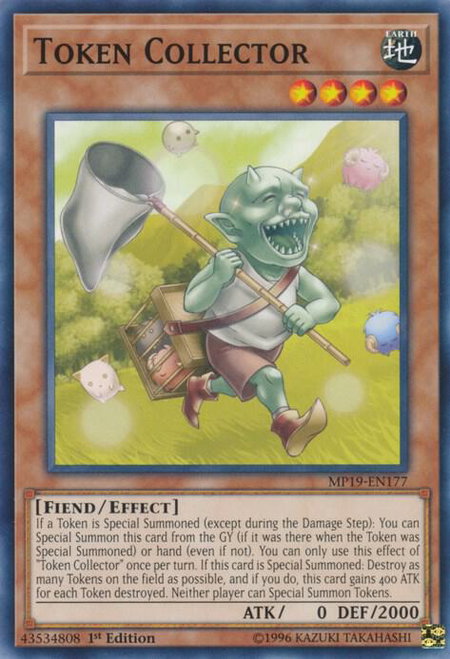 Token Collector - 2019 Gold Sarcophagus Tin Mega Pack YuGiOh trading card