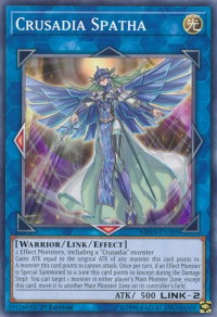 Crusadia Spatha - 2019 Gold Sarcophagus Tin Mega Pack (MP19) #MP19-EN189 - Common / Short Print YuGiOh Trading Card