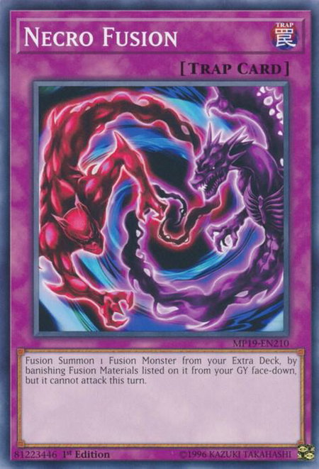 Necro Fusion - 2019 Gold Sarcophagus Tin Mega Pack YuGiOh trading card