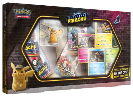 Detective Pikachu On the Case Figure Collection - Detective Pikachu Pokémon trading card