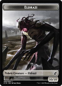 Eldrazi // Egg Double-Sided Token - Commander 2019 (C19) #26 // 16 - Token Magic: The Gathering Trading Card