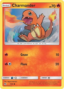 Charmander - Hidden Fates (HIF) #7/68 - Common Pokémon Trading Card