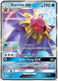 Starmie GX - Hidden Fates (HIF) #14/68 - Ultra Rare Pokémon Trading Card