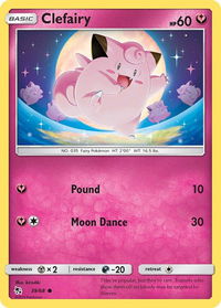 Clefairy (39) - Hidden Fates (HIF) #39/68 - Common Pokémon Trading Card