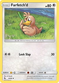 Farfetch'd - Hidden Fates (HIF) #45/68 - Uncommon Pokémon Trading Card