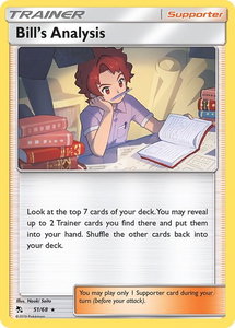 Bill's Analysis - Hidden Fates (HIF) #51/68 - Rare Pokémon Trading Card