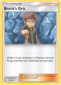 Brock's Grit - Hidden Fates (HIF) #53/68 - Uncommon Pokémon Trading Card