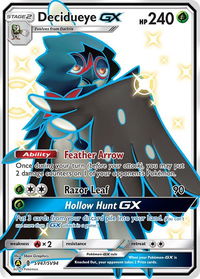 Decidueye GX - Hidden Fates: Shiny Vault (HIF:SV) #SV47/SV94 - Holo Rare Pokémon Trading Card