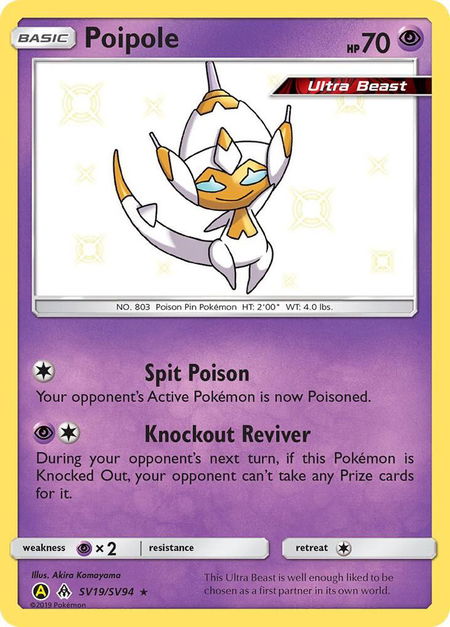 Poipole - Hidden Fates: Shiny Vault Pokémon trading card