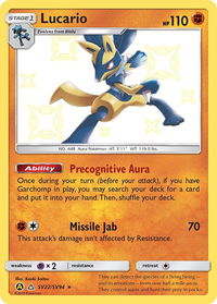 Lucario - Hidden Fates: Shiny Vault (HIF:SV) #SV22/SV94 - Holo Rare Pokémon Trading Card