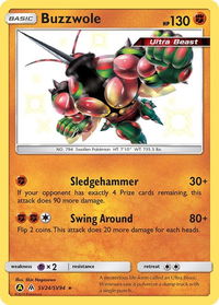Buzzwole - Hidden Fates: Shiny Vault (HIF:SV) #SV24/SV94 - Holo Rare Pokémon Trading Card