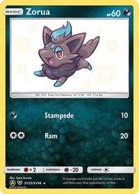 Zorua - Hidden Fates: Shiny Vault (HIF:SV) #SV25/SV94 - Holo Rare Pokémon Trading Card