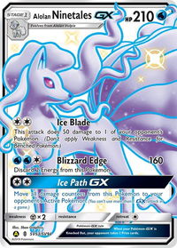 Alolan Ninetales GX - Hidden Fates: Shiny Vault (HIF:SV) #SV53/SV94 - Holo Rare Pokémon Trading Card