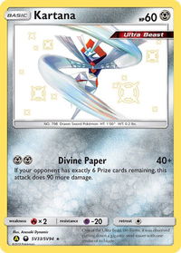 Kartana - Hidden Fates: Shiny Vault (HIF:SV) #SV33/SV94 - Holo Rare Pokémon Trading Card