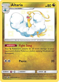 Altaria - Hidden Fates: Shiny Vault (HIF:SV) #SV37/SV94 - Holo Rare Pokémon Trading Card