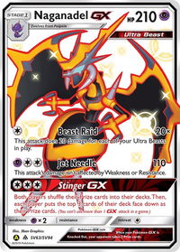 Naganadel GX - Hidden Fates: Shiny Vault (HIF:SV) #SV63/SV94 - Holo Rare Pokémon Trading Card