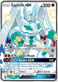 Zygarde GX - Hidden Fates: Shiny Vault (HIF:SV) #SV65/SV94 - Holo Rare Pokémon Trading Card
