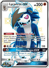 Lycanroc GX (SV66) - Hidden Fates: Shiny Vault (HIF:SV) #SV66/SV94 - Holo Rare Pokémon Trading Card