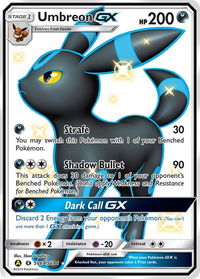 Umbreon GX - Hidden Fates: Shiny Vault (HIF:SV) #SV69/SV94 - Holo Rare Pokémon Trading Card