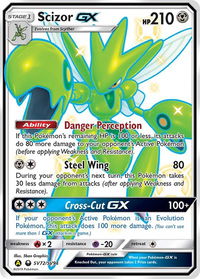 Scizor GX - Hidden Fates: Shiny Vault (HIF:SV) #SV72/SV94 - Holo Rare Pokémon Trading Card