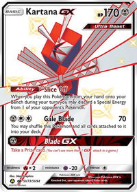 Kartana GX - Hidden Fates: Shiny Vault (HIF:SV) #SV73/SV94 - Holo Rare Pokémon Trading Card