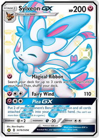 Sylveon GX - Hidden Fates: Shiny Vault (HIF:SV) #SV76/SV94 - Holo Rare Pokémon Trading Card