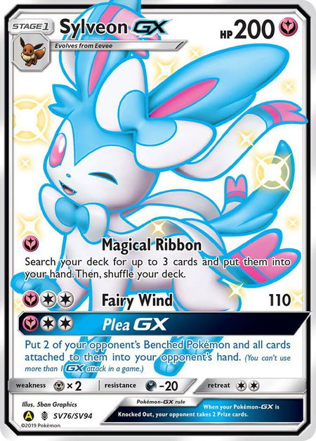 Sylveon GX - Hidden Fates: Shiny Vault Pokémon trading card