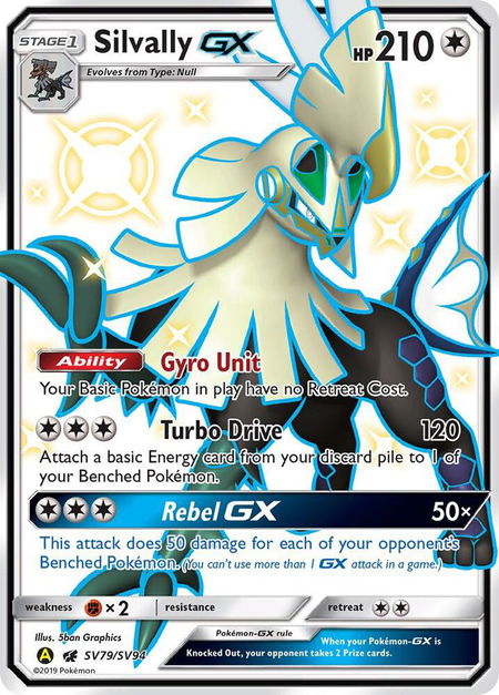 Silvally GX - Hidden Fates: Shiny Vault Pokémon trading card
