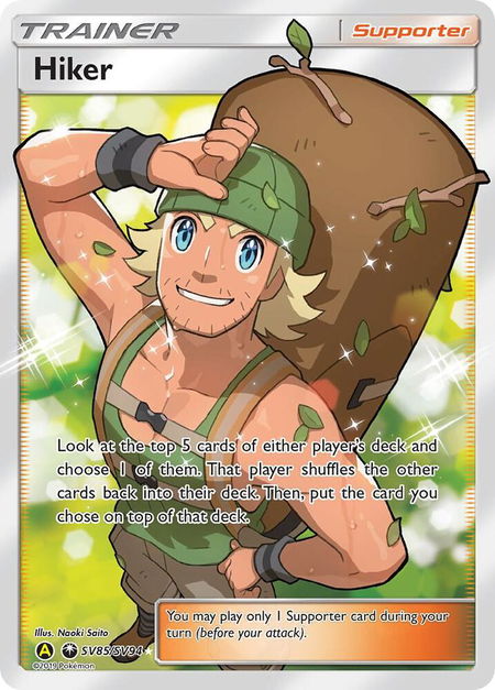 Hiker - Hidden Fates: Shiny Vault Pokémon trading card