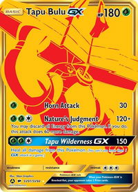 Tapu Bulu GX - Hidden Fates: Shiny Vault (HIF:SV) #SV91/SV94 - Holo Rare Pokémon Trading Card