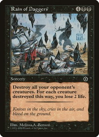 Rain of Daggers - Portal Second Age (P02) #85 - Rare Magic: The Gathering Trading Card