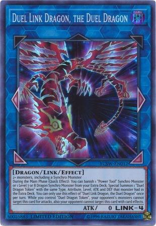 Duel Link Dragon, the Duel Dragon (SR) trading card from Yu-Gi-Oh! Championship Series Prize Cards Duel Link Dragon, the Duel Dragon (SR) - Yu-Gi-Oh! Championship Series Prize Cards YuGiOh trading card