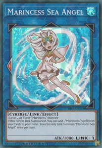Marincess Sea Angel - Rising Rampage (RIRA) #RIRA-ENSE4 - Super Rare YuGiOh Trading Card