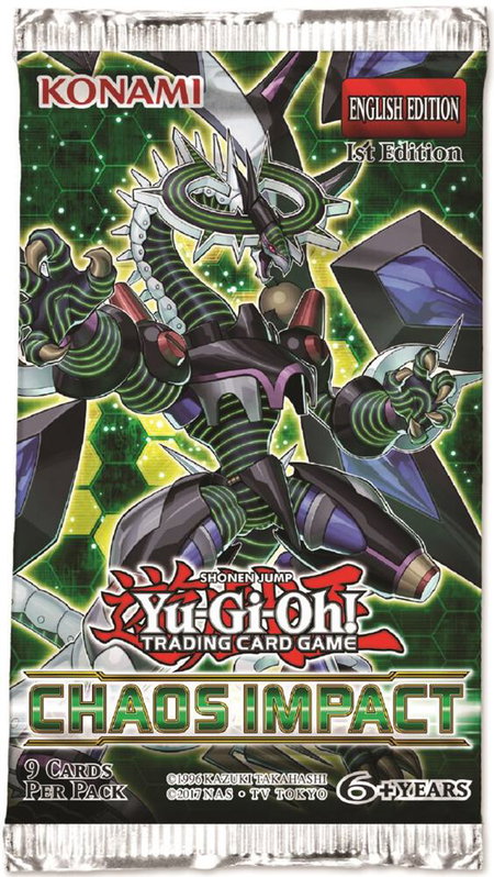 Chaos Impact Booster Pack trading card from Chaos Impact Chaos Impact Booster Pack - Chaos Impact YuGiOh trading card