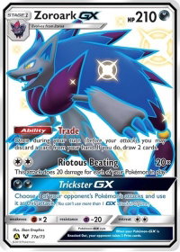 Zoroark GX - 77a/73 - Alternate Art Promos (PR) #077a/073 - Rare Pokémon Trading Card
