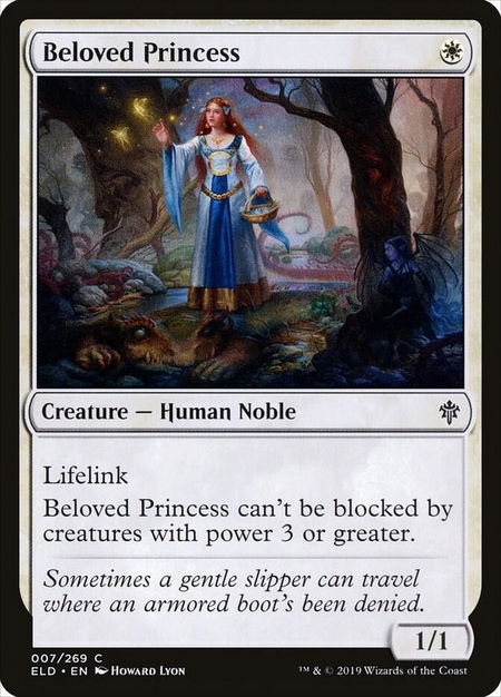 Beloved Princess - Throne of Eldraine Magic: The Gathering trading card