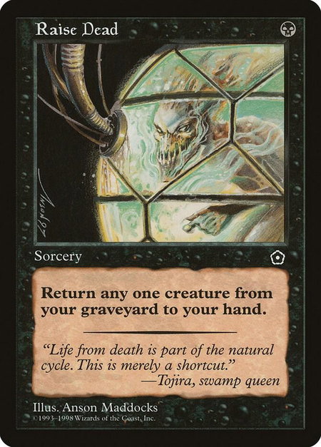 Raise Dead - Portal Second Age Magic: The Gathering trading card