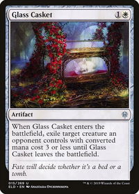 Glass Casket - Throne of Eldraine (ELD) #15 - Uncommon Magic: The Gathering Trading Card
