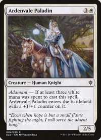 Ardenvale Paladin - Throne of Eldraine (ELD) #4 - Common Magic: The Gathering Trading Card