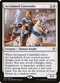 Acclaimed Contender - Throne of Eldraine (ELD) #1 - Rare Magic: The Gathering Trading Card