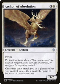 Archon of Absolution - Throne of Eldraine (ELD) #3 - Uncommon Magic: The Gathering Trading Card