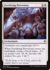 Fortifying Provisions - Throne of Eldraine (ELD) #13 - Common Magic: The Gathering Trading Card