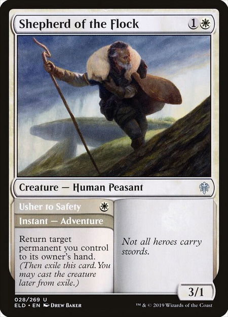 Shepherd of the Flock - Throne of Eldraine Magic: The Gathering trading card