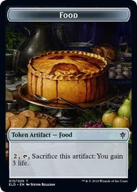 Food Token (015) - Throne of Eldraine (ELD) #15 - Token Magic: The Gathering Trading Card