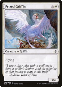 Prized Griffin - Throne of Eldraine (ELD) #24 - Common Magic: The Gathering Trading Card
