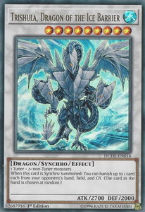 Trishula, Dragon of the Ice Barrier - Duel Devastator (DUDE) #DUDE-EN014 - Ultra Rare YuGiOh Trading Card