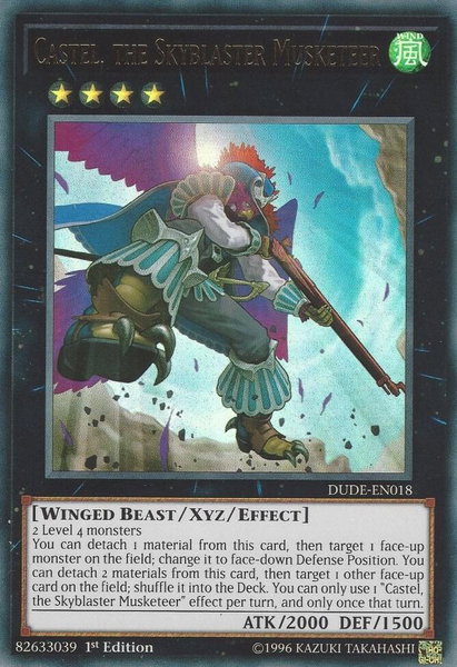 Castel, the Skyblaster Musketeer - Duel Devastator YuGiOh trading card